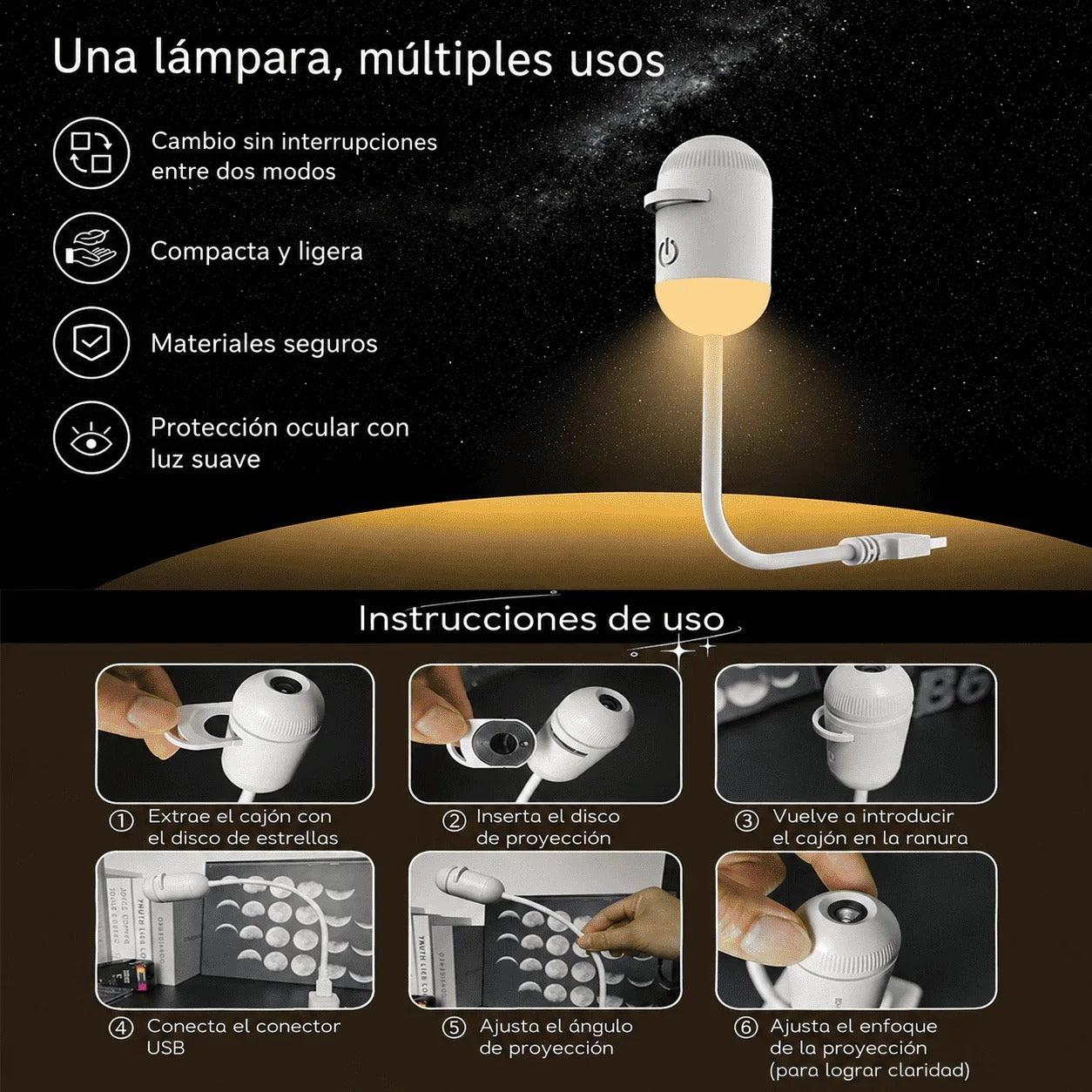 Lumyx™ Proyector de Galaxias